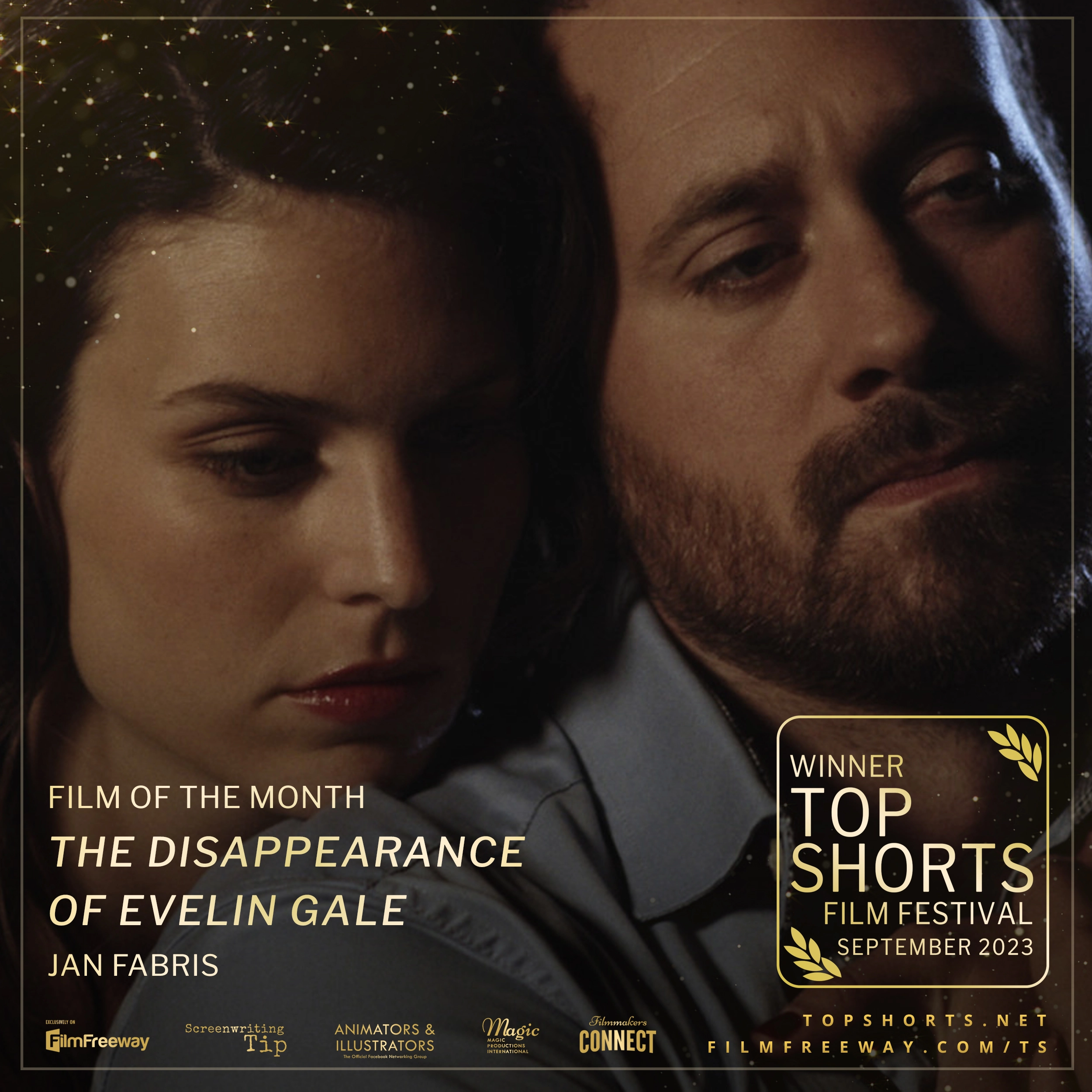 The Disappearance of Evelin Gale won Top Shorts for September 2023